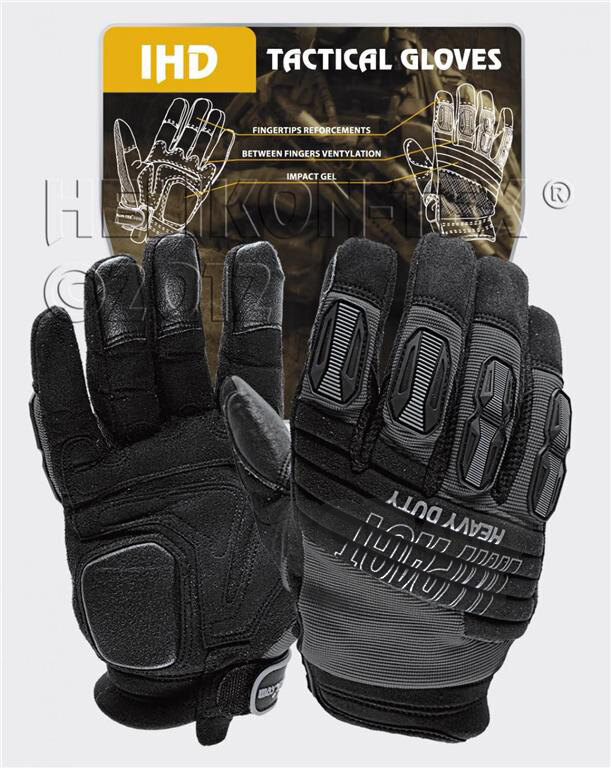 Strelecké gélové rukavice IHD Helikon-Tex® - čierne
