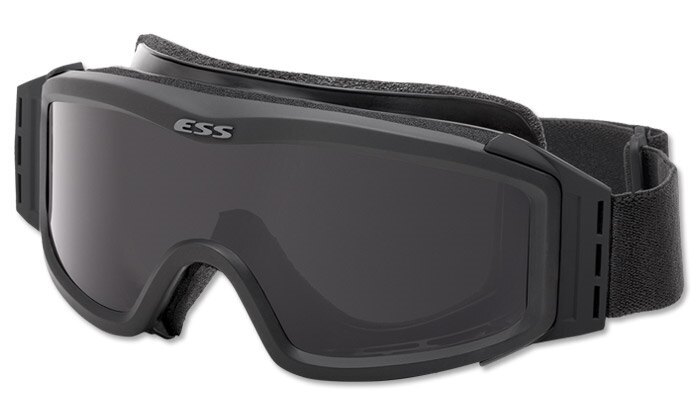 Taktické ochranné okuliare ESS® NVG ™ 3LS - čierne