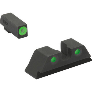 Tríciové mieridlá Hyper-Bright™ Pištoľ Set Meprolight® / zelená muška, oranžové plexi