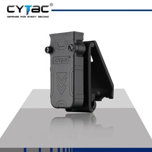 Univerzálne puzdro na zásobník s klipom na opasok Cytac® 9 mm, .40 a .45 - čierne