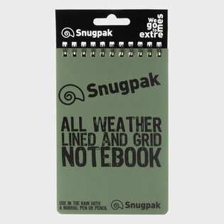 Vodovzdorný poznámkový blok Snugpak® linajkovaný, štvorčekový